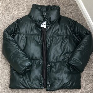 NVLT Forest Green Puffer Jacket